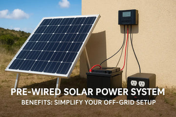 Pre-Wired Solar Power System Benefits: Simplify Your Off-Grid Setup.