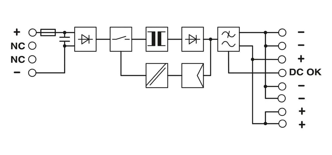 Phoenix Contact MINI-PS- 12- 24DC/24DC/1 - DC/DC converter.