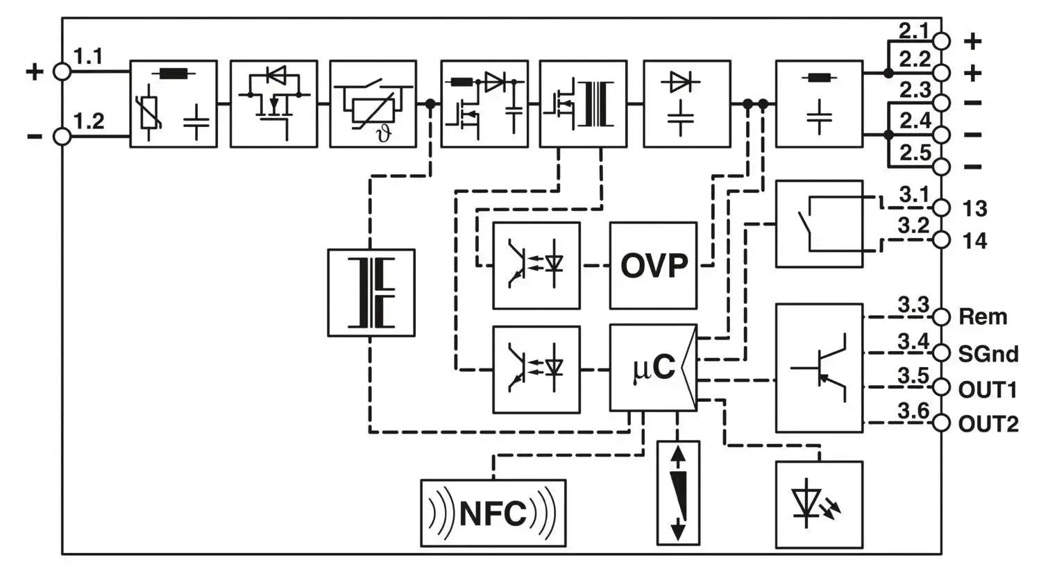 Phoenix Contact QUINT4-PS/24DC/24DC/20/PT – DC/DC Converter.