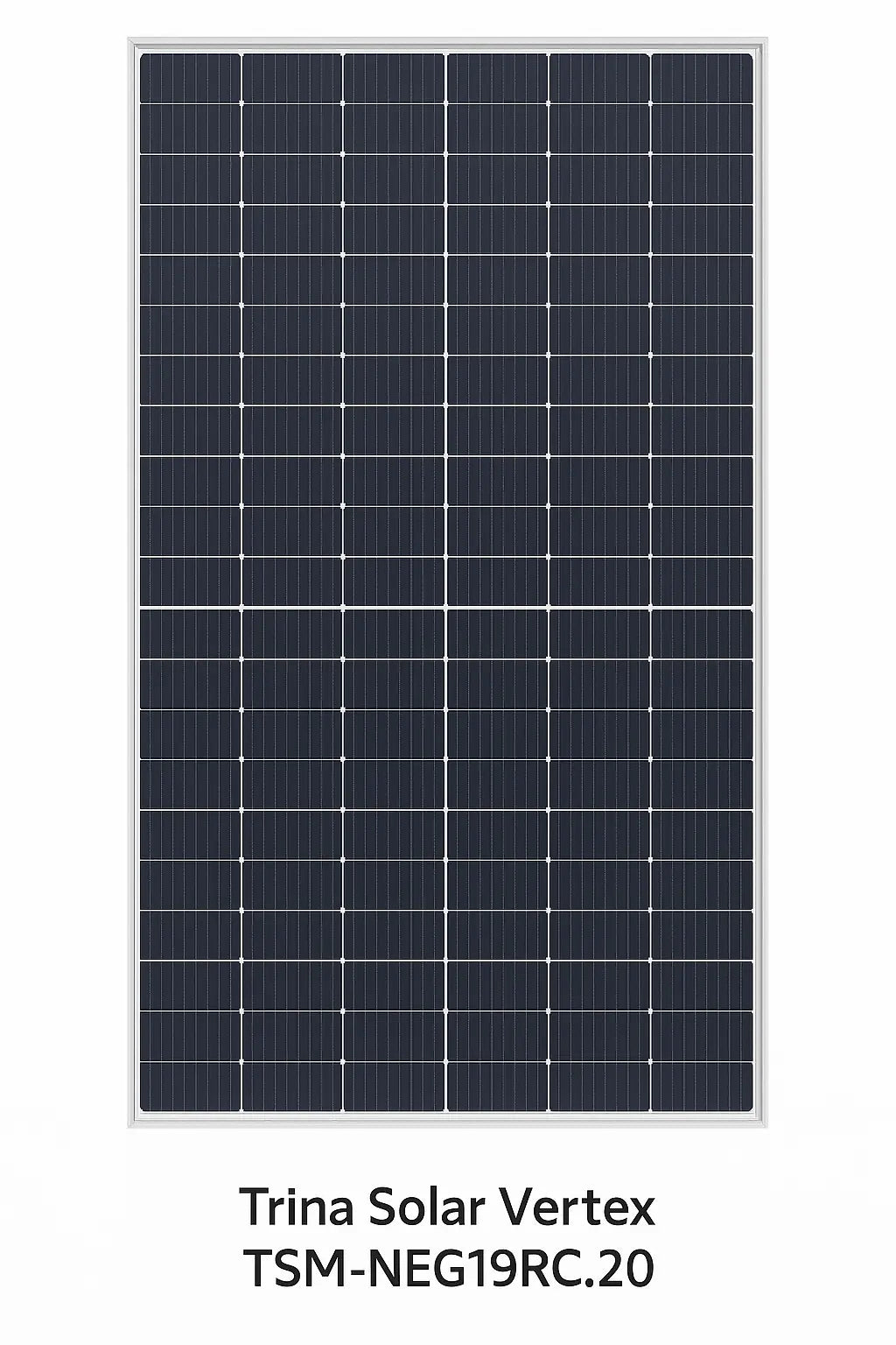 Trina Solar Vertex N-Type 590–620W Bifacial Dual Glass Module Solar Cellz USA