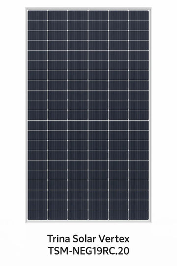 Trina Solar Vertex N-Type 590–620W Bifacial Dual Glass Module Solar Cellz USA