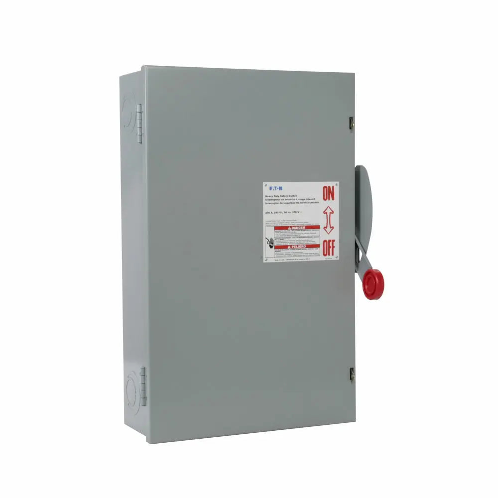 DG324NGK - 200A/3P GD Fusible Safety Switch W/Neut 240V Nema1.