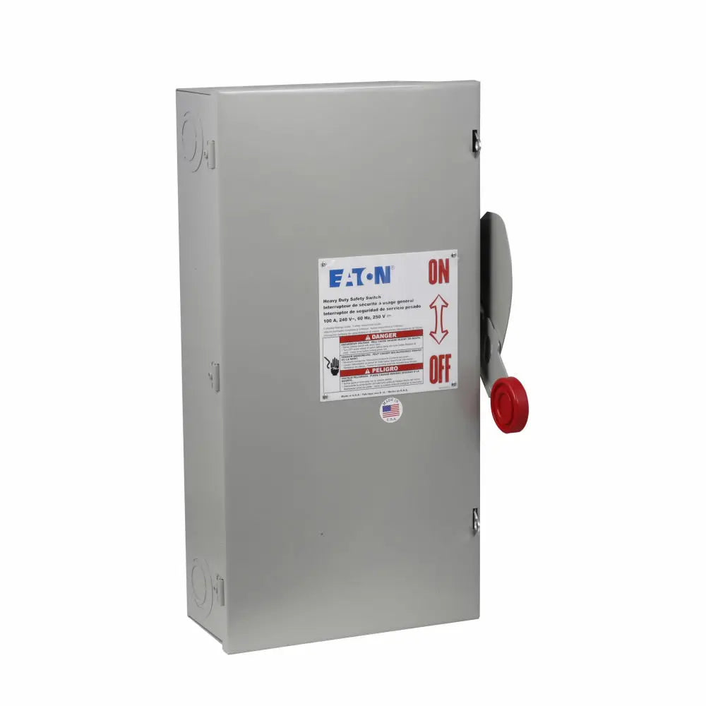 DH363UGK - 100A/3P HD NF Safety Switch 600V Nema 1