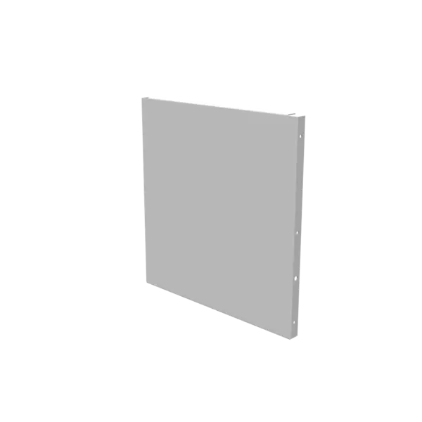 1212GE-NK - Wireway End Type 1 12X12 Screw Cover Ansi 61 Gray No Knockouts Milbank