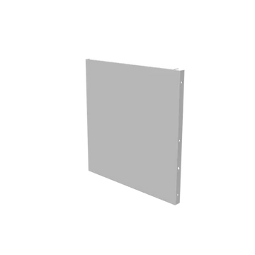 1212GE-NK - Wireway End Type 1 12X12 Screw Cover Ansi 61 Gray No Knockouts Milbank