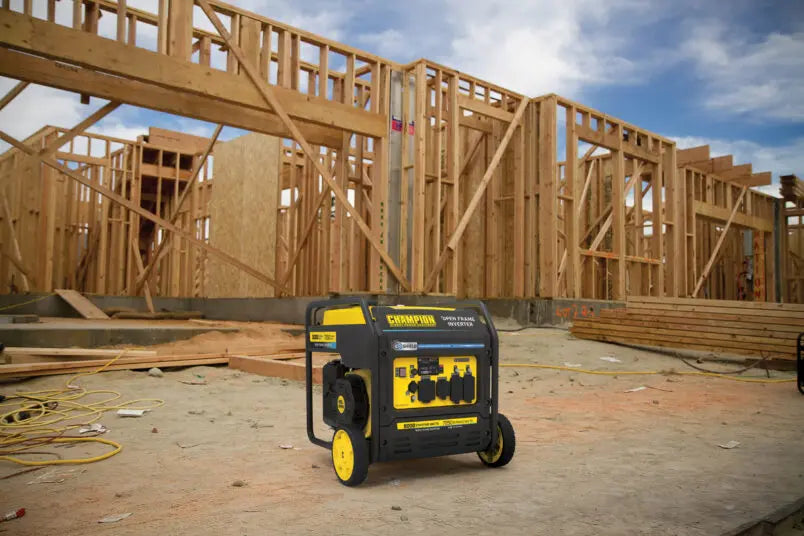 Champion 9,000 W Electric-Start Open-Frame Inverter Generator with CO Shield Solar Cellz USA