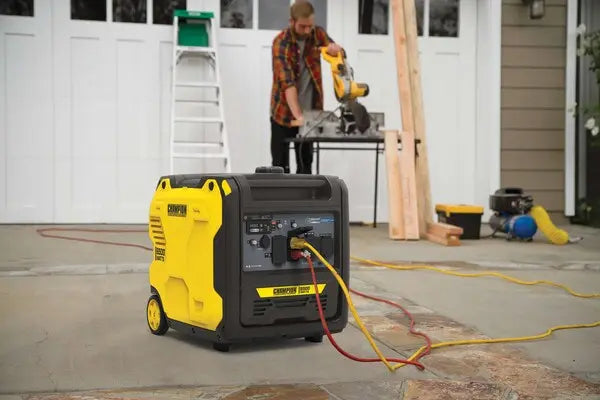 6500-Watt RV Ready Recoil Start Gasoline Powered Inverter Generator with Quiet Technology and CO Shield Solar Cellz USA