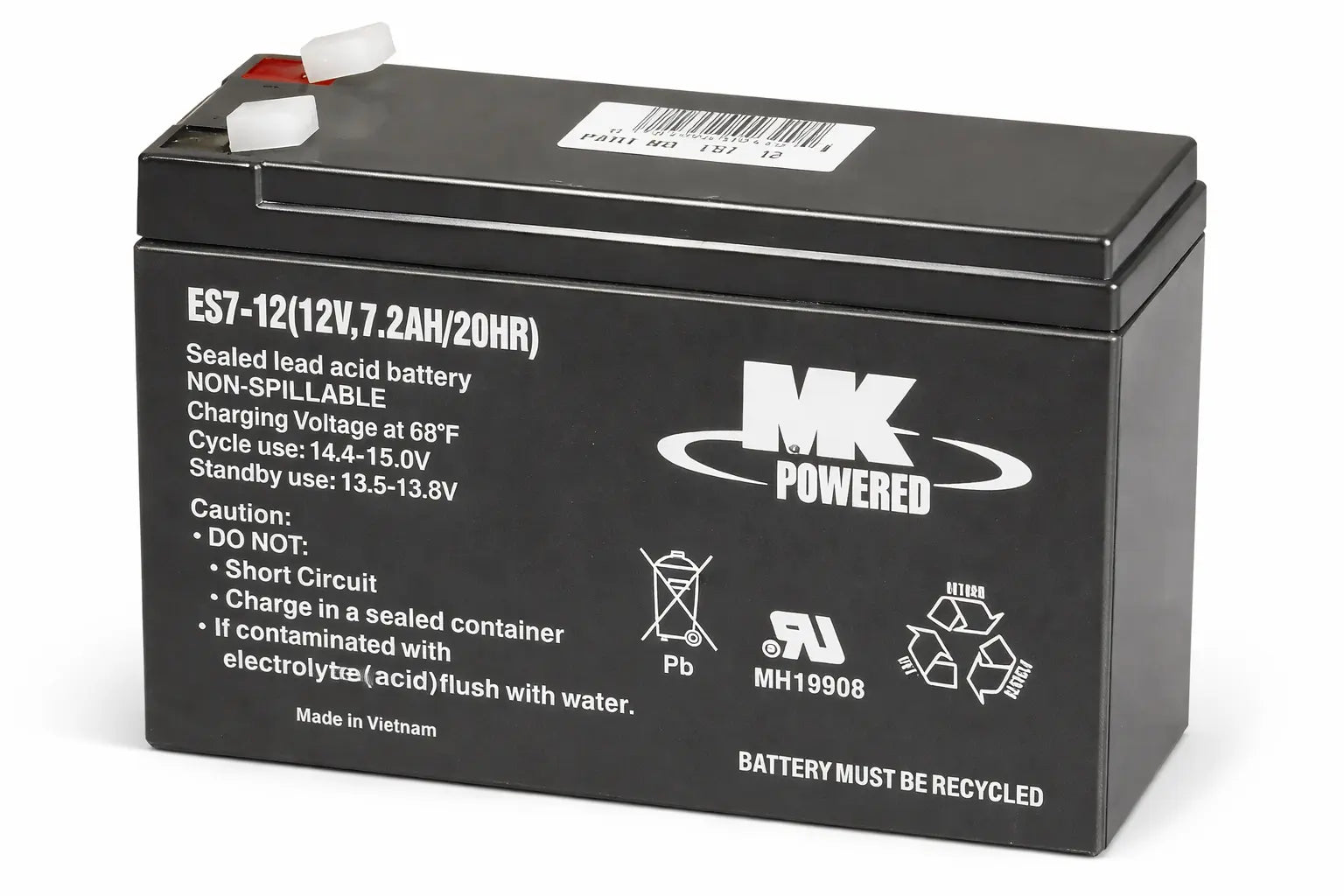 MK Powered® ES7 AGM Solar Battery.