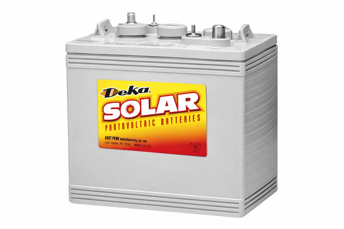 MK Powered Deka Solar 8GGC2 Sealed Gel Valve-Regulated Solar Battery.