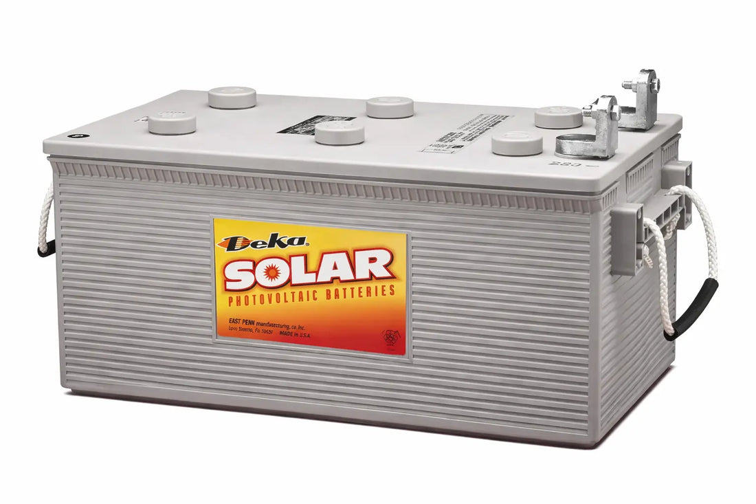 MK Powered Deka Solar 8G8D 12 V Photovoltaic Battery.
