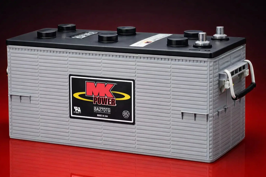 MK Powered® Deka® Solar 8A4DLTP AGM Valve-Regulated Solar Battery.