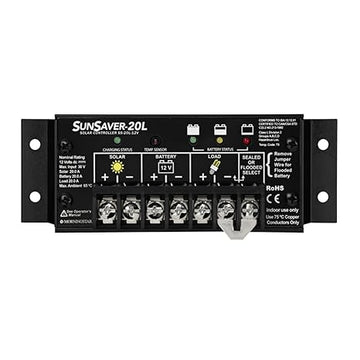 Morningstar SunSaver 20A PWM Solar Charge Controller (SS-20L-12V)