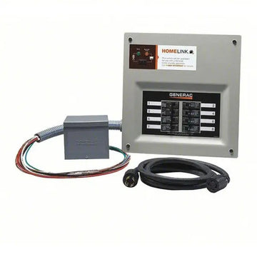 6853 - Generacâ€™S 6853 Homelinkâ„¢ Upgradeable Manual Transfer Switch Is A Pre-Wired Electrical Device Thatâ€™S Installed Next to Your Homeâ€™S Circuit Panel. During An Outage Generac PWRcell
