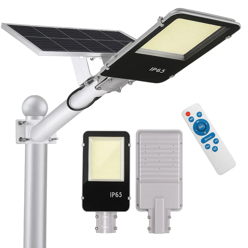 7000W Commercial Solar Street Light – 135,000 Lumens | Dusk to Dawn with Remote Control Solar Cellz USA