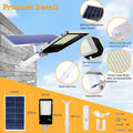 7000W Commercial Solar Street Light – 135,000 Lumens | Dusk to Dawn with Remote Control Solar Cellz USA