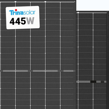 Trina 445W Solar Panel 144 Cell All-Black Bifacial TSM-445-NEG9RC.27 - Solar Cellz Inc