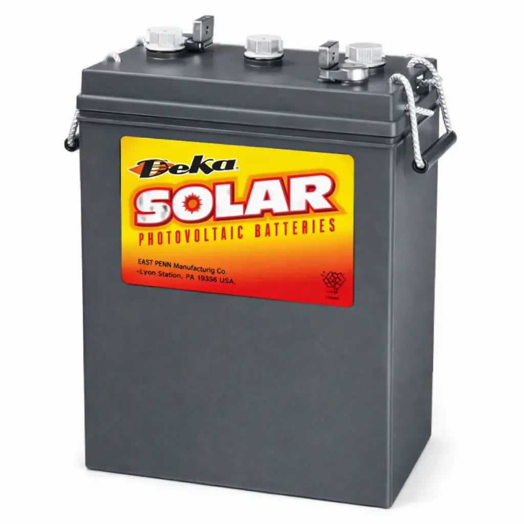 MK Powered Deka Solar 8L16LTP Flooded Solar Battery.