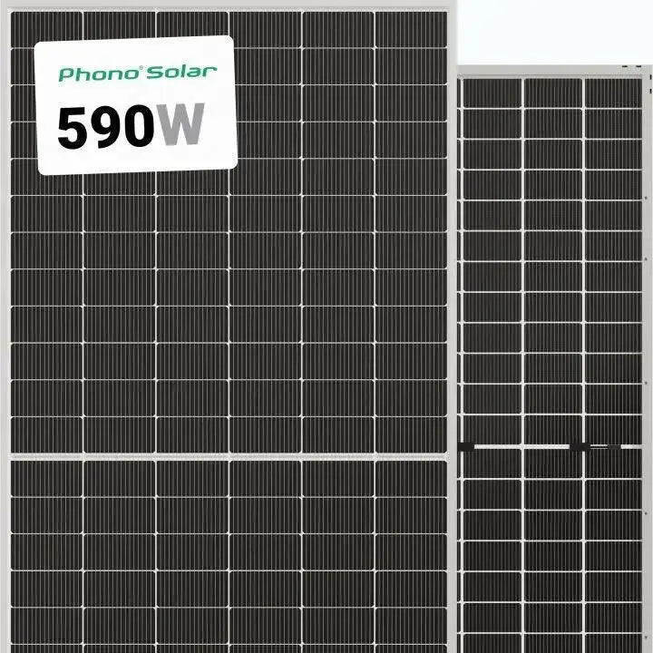 Phono Solar 590W Bifacial N-Type TOPCon Silver Frame Module | PS590M8GFH-24/TNH | Pallet Phono Solar