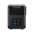 BLUETTI AC200MAX back panel showing Battery Extension, PV/Car input, and Adapter input ports