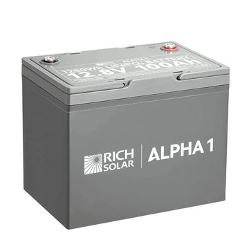 RICH SOLAR ALPHA 1 12V 100Ah LiFePO4 Battery