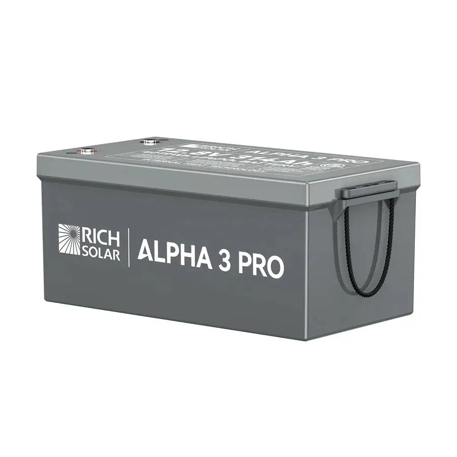 Rich Solar ALPHA 3 PRO 12V 314Ah LiFePO4 Battery with Bluetooth and Internal Heating