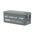 RICH SOLAR ALPHA 4 LITE 24V 100Ah LiFePO4 Battery - Side View