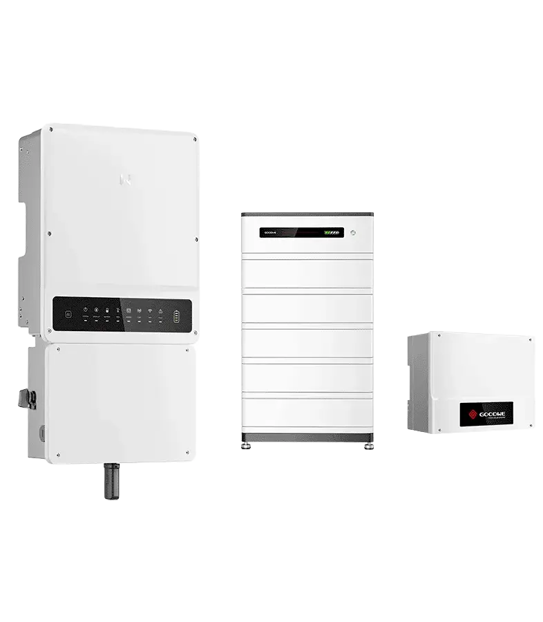 GoodWe A-ES 9.6kW Hybrid Inverter with GoodWe Lynx 16 kWh Battery FH-US High Voltage Battery Bundle