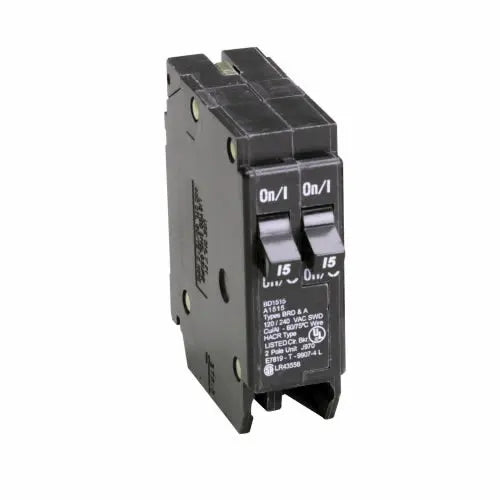 BD1515 - Type BD Duplex BRKR 2-15A/1 Pole 120/240V 10K.