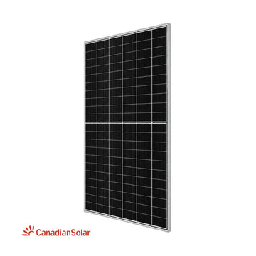 Canadian Solar 695W TOPCon Bifacial Solar Panel CS7N-695TB-AG front and back view