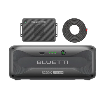 BLUETTI B300K + Charger 2 | 2764.8Wh LiFePO₄ Battery + 1200W Alternator & Solar Dual DC Charger
