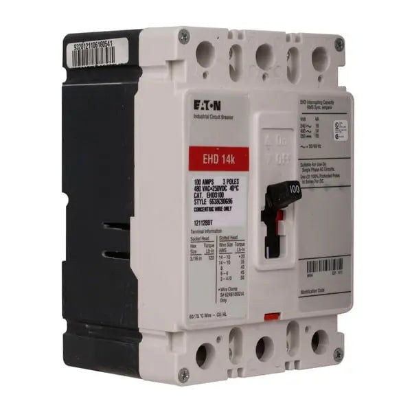 EHD3015L - Eaton Series C Complete Molded Case Circuit Breaker Eaton