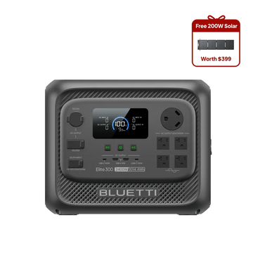 BLUETTI AC200L + Charger 1 | 2,400W Portable Power Station with DC-DC Alternator Charger & DC Input Cable