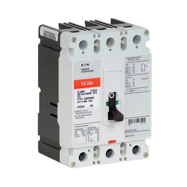 FD3020 - Eaton Series C Complete Molded Case Circuit Breaker Eaton