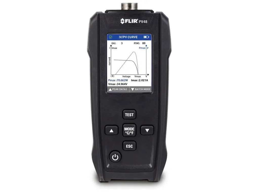 FLIR PV48 - Solar Panel Tester and I-V Curve Tracer with Temperature Measurements Solar Cellz USA