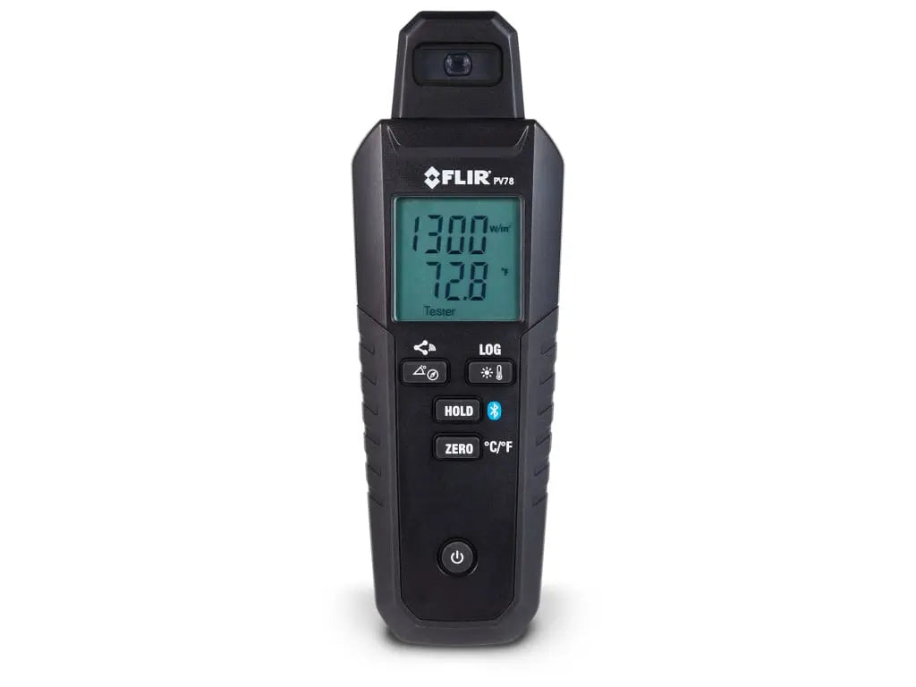 FLIR PV78 – Solar Irradiance & Temperature Meter with Tilt Sensor and METERLiNK Solar Cellz USA