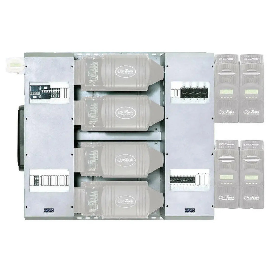Outback FW1000-AC AC breaker enclosure.