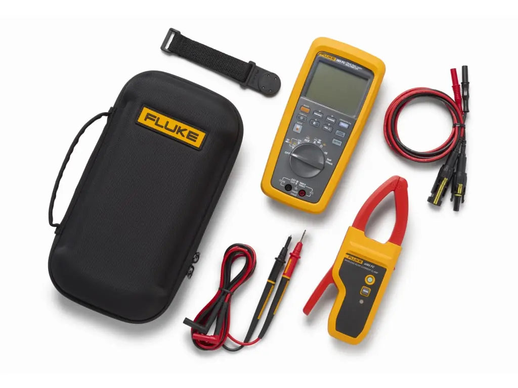 Fluke 283FC/PV Solar Kit – CAT III 1500 V TRMS Wireless Multimeter & Clamp Kit Solar Cellz USA