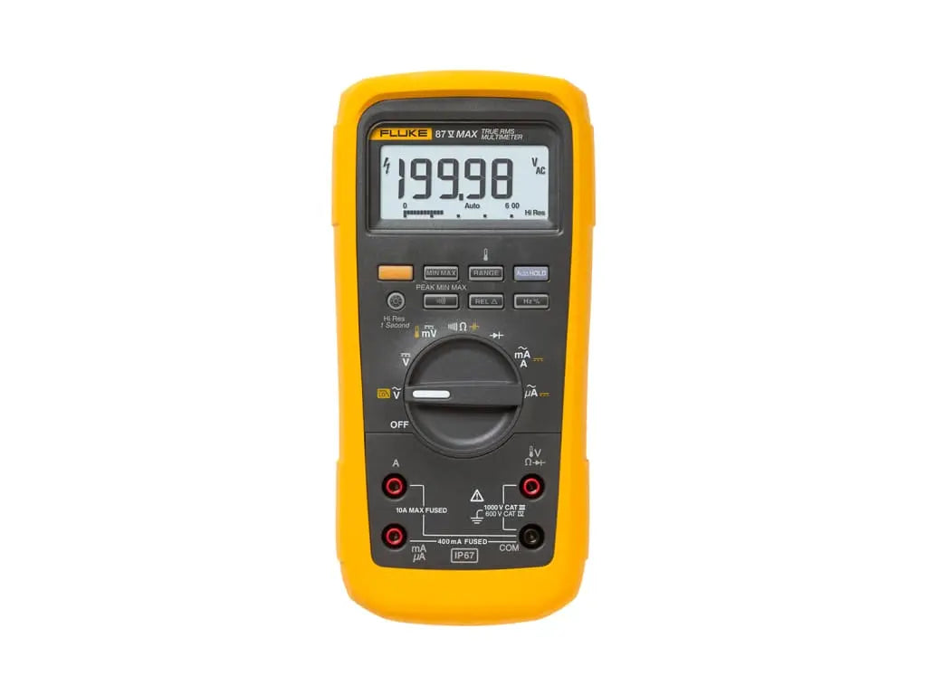 Fluke 87VMAX-PVLEAD1 - Solar Kit with 87V-MAX Multimeter and Test Leads Solar Cellz USA