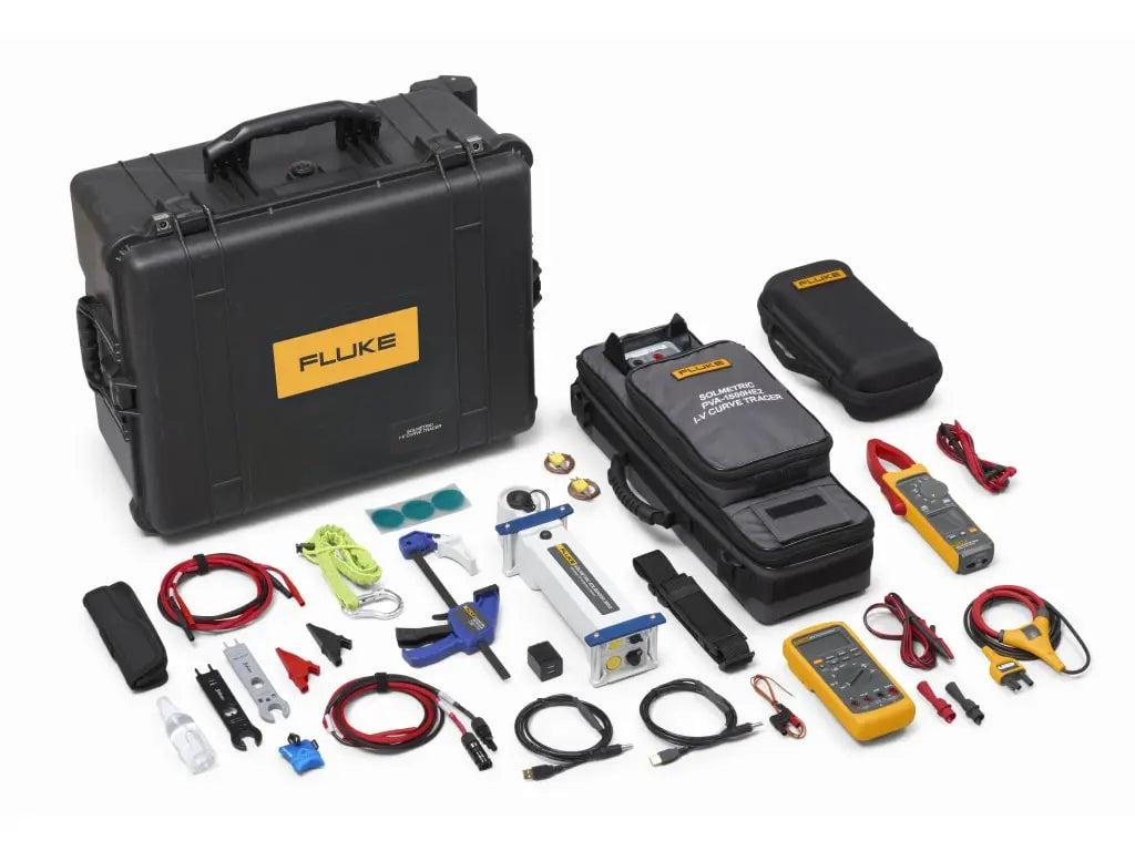 Fluke SOL-DMM87V-KIT - Solmetric PV Analyzer High Efficiency Curve Tracer DMM and Clamp Kit Solar Cellz USA