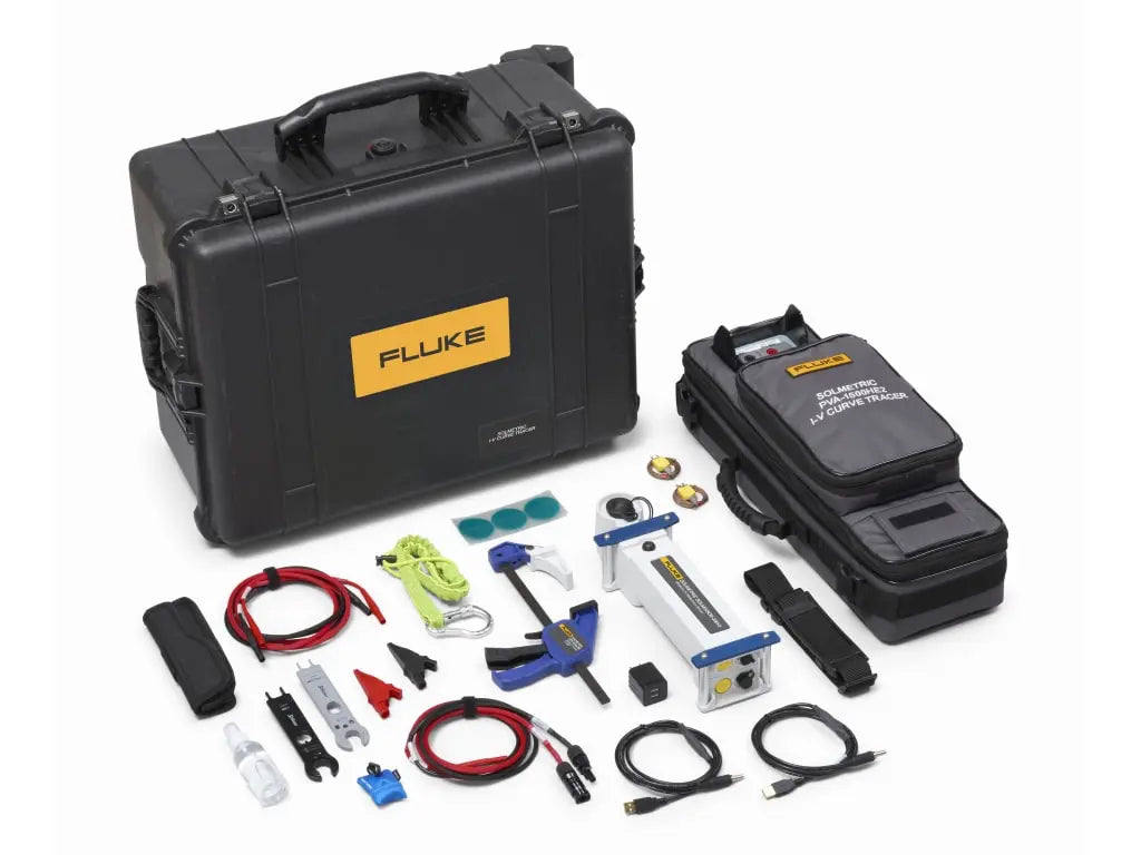 Fluke PVA‑1500HE2‑OB High-Efficiency Solar Field Analyzer — I‑V Curve Tracer Kit Solar Cellz USA