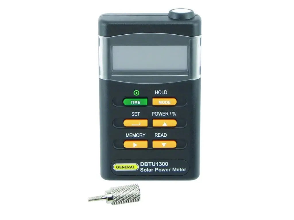 General Tools DBTU1300 — Digital Solar BTU Power Meter Solar Cellz USA