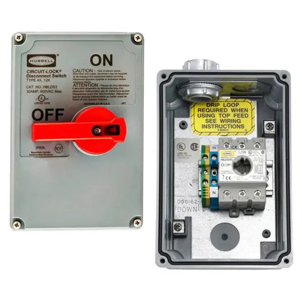 HBLDS3 - Disconnect Switch Wiring Device-Kellems
