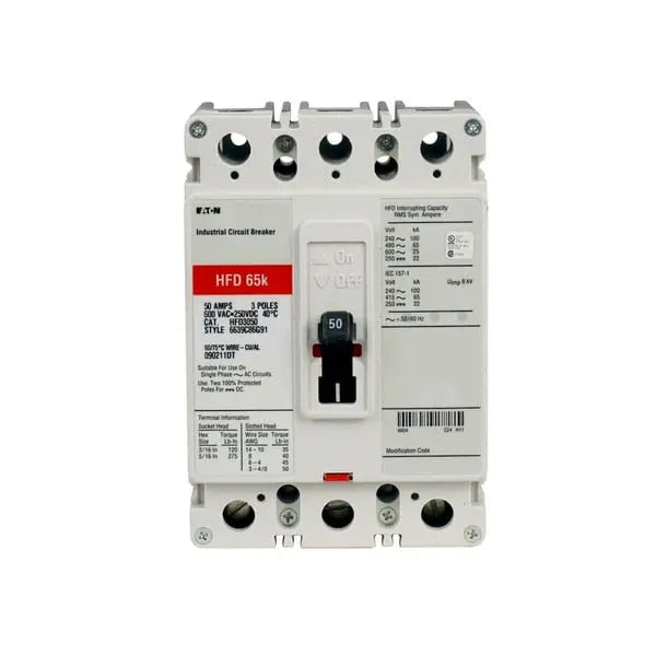 HFD3020 - Eaton Series C Complete Molded Case Circuit Breaker Eaton