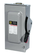 Square D/Schneider Electric 600 Vac/Vdc Non-Fusible Heavy Duty Single Throw Safety Switch.