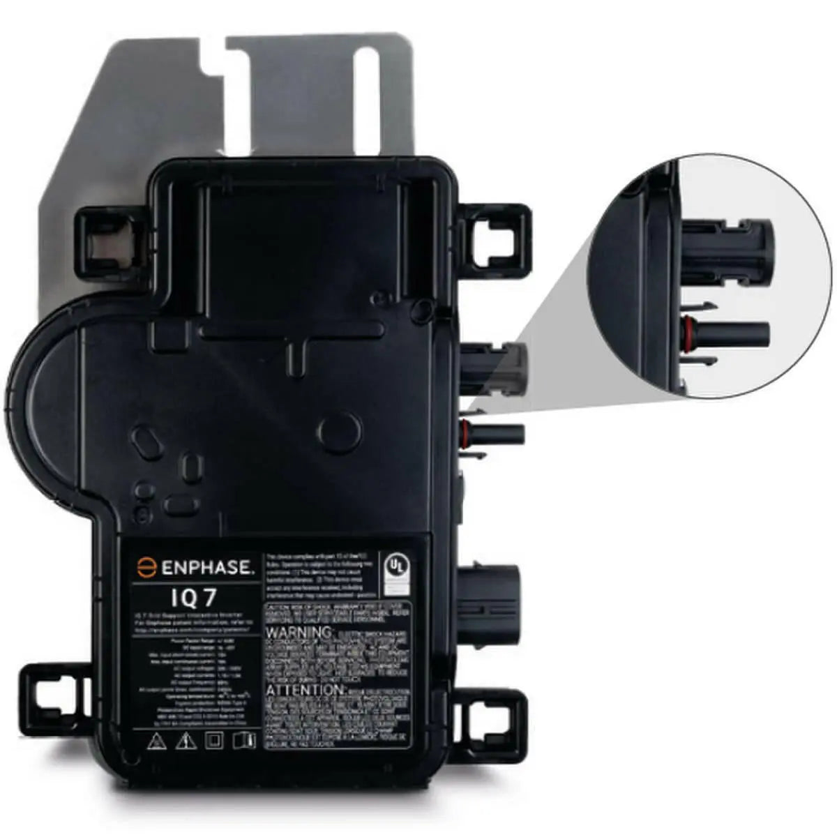 Enphase Energy IQ7A Series 366/295 VA Natural Convection Cooling Microinverter with MC4 Connection Enphase