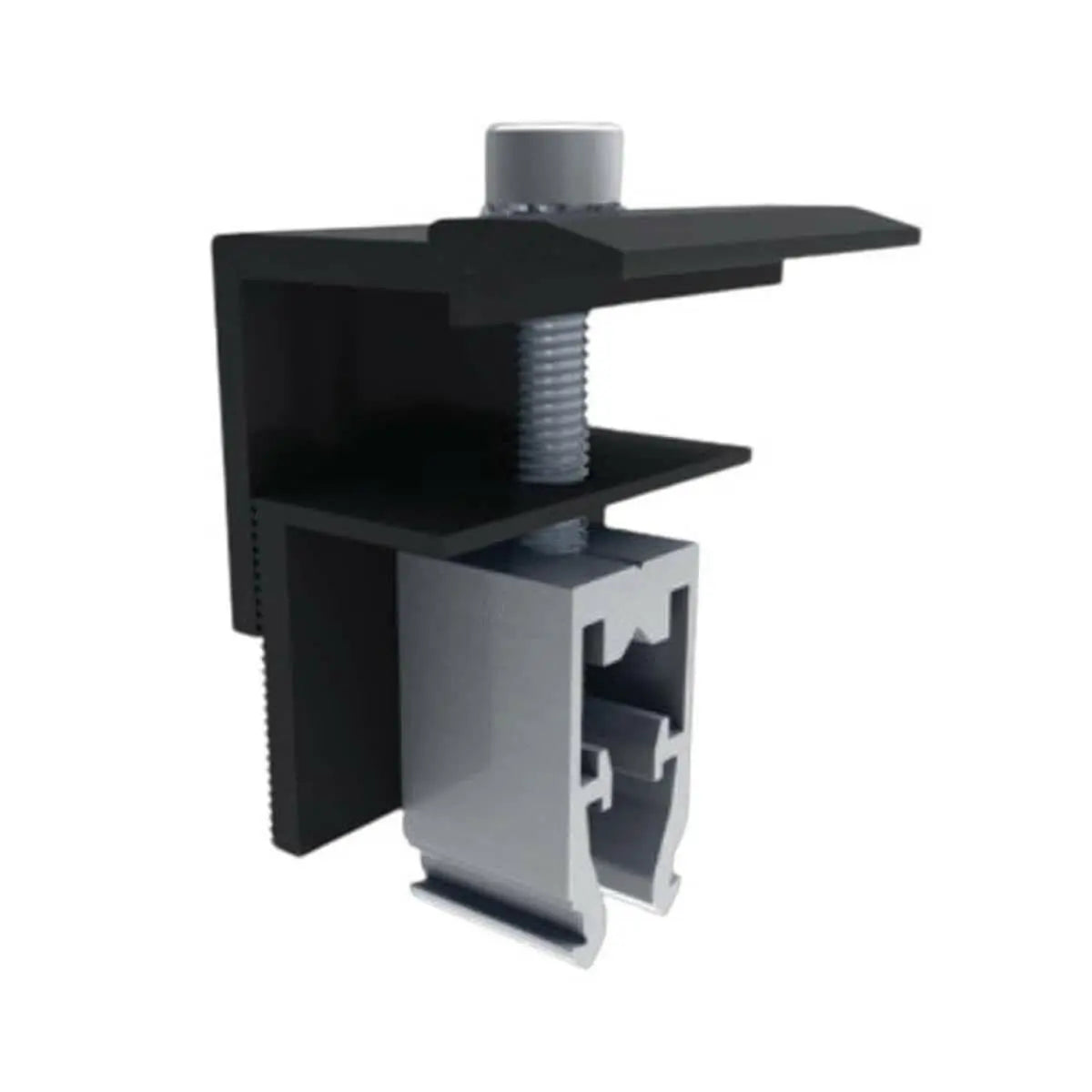 IronRidge Universal End Clamp, 30-45mm, Mill (Priced as each) IronRidge