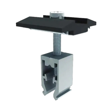 IronRidge Universal Mid Clamp, 30-45mm, w/ Bonding, Black (Priced as each) IronRidge