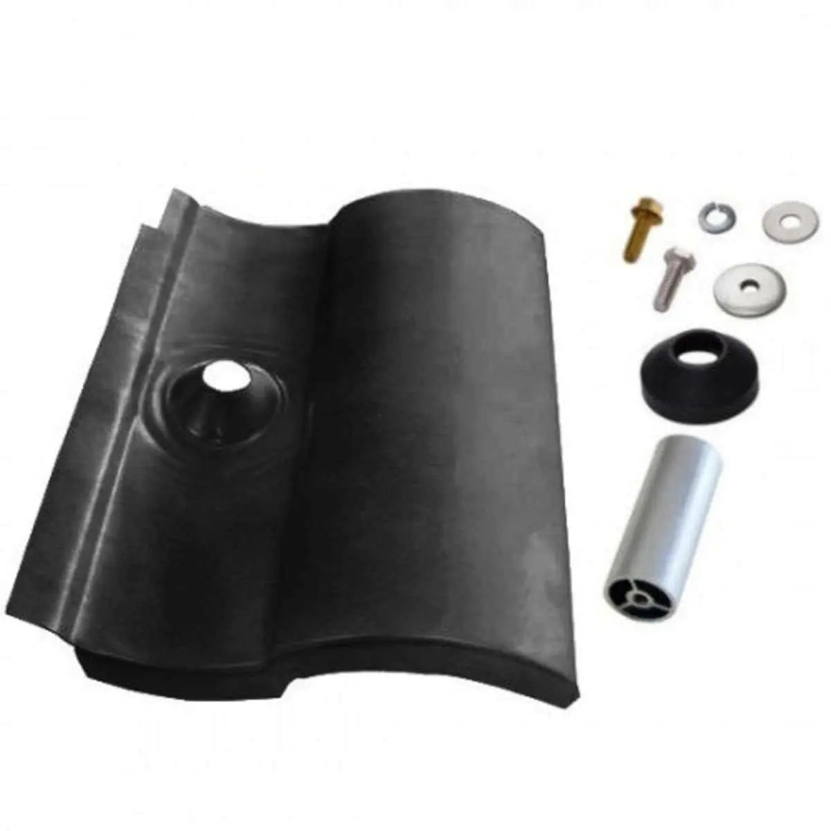 IronRidge Tile Replacement, S-Tile, 3-1/4" Post, Black (Priced as each) IronRidge