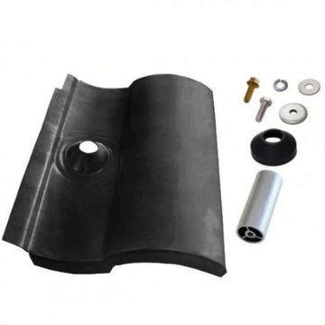 IronRidge Tile Replacement, S-Tile, 3-1/4" Post, Black (Priced as each) IronRidge