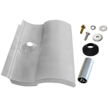 IronRidge Tile Replacement, S-Tile, 3-1/4" Post, Mill (Priced as each) IronRidge